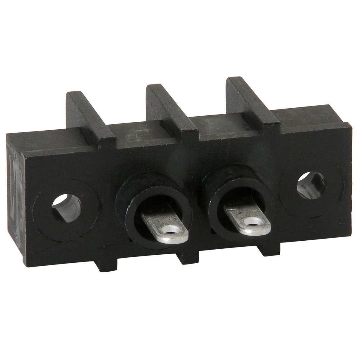 NTE 25B10002 2 Pole Solder Lug Type Barrier Terminal Strip